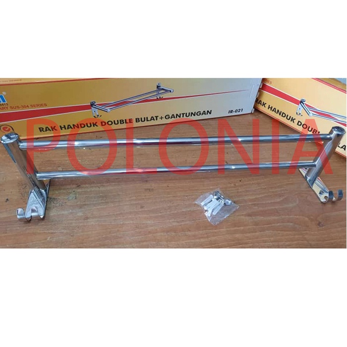 COD IGM IR-021 GANTUNGAN HANDUK TEMPEL 2 BARIS + CAPSLOCK GROSIR ECER READY MEDAN