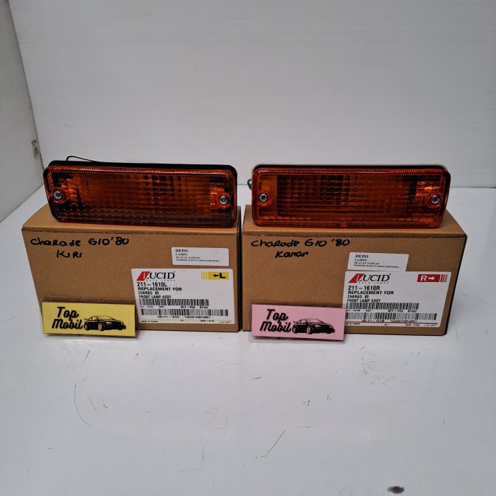 TPML Lampu sen bemper Charade G10 1980 211-1610 Merk Lucid