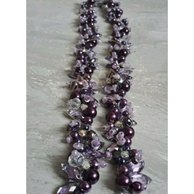 payet rangkai mutiara/payet mutiara rangkai, payet mutiara kristal