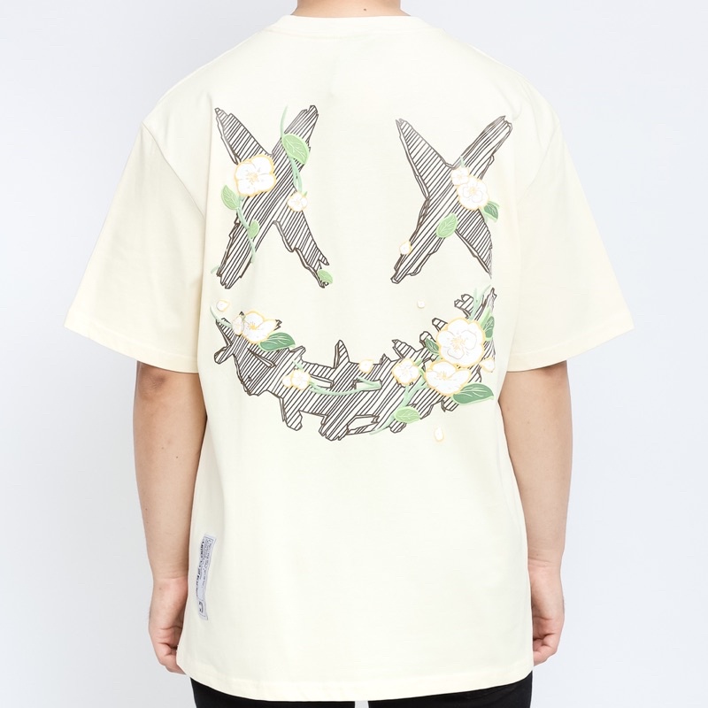 Ricky Is Clown Logo Flower Cream Tee