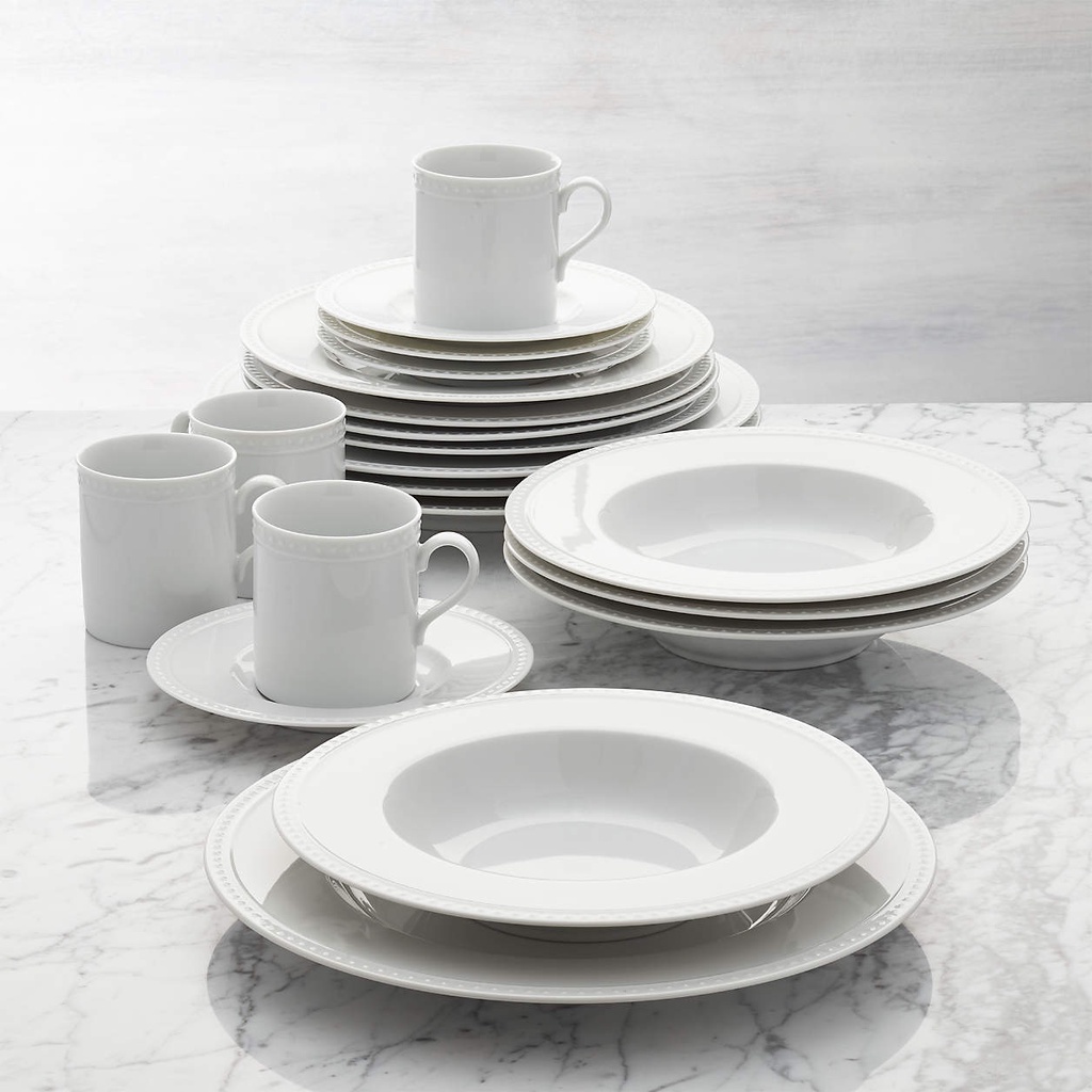 Ticarts Tableware Dinner Set Scheiner - Piring Makan Set Keramik Porcelain Aesthetic Estetik