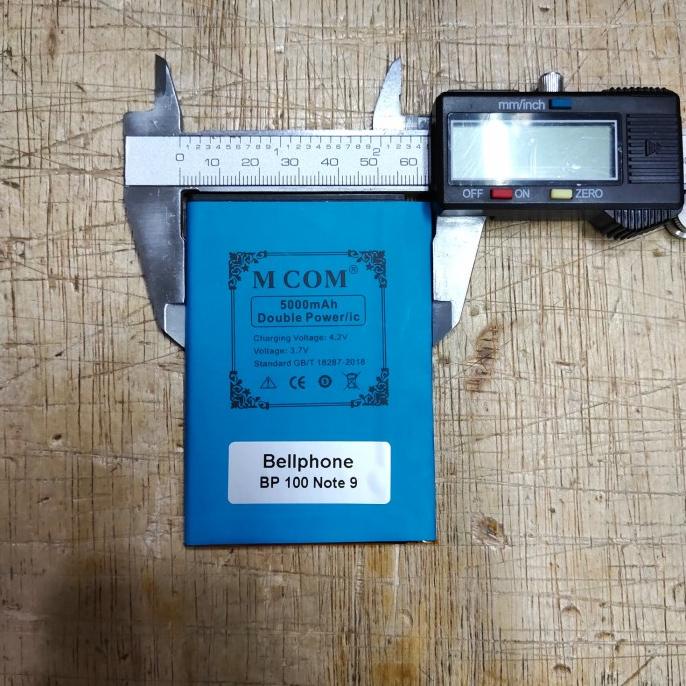BELLPHONE BP100 NOTE 9 baterai battrey batre batt battle mantul