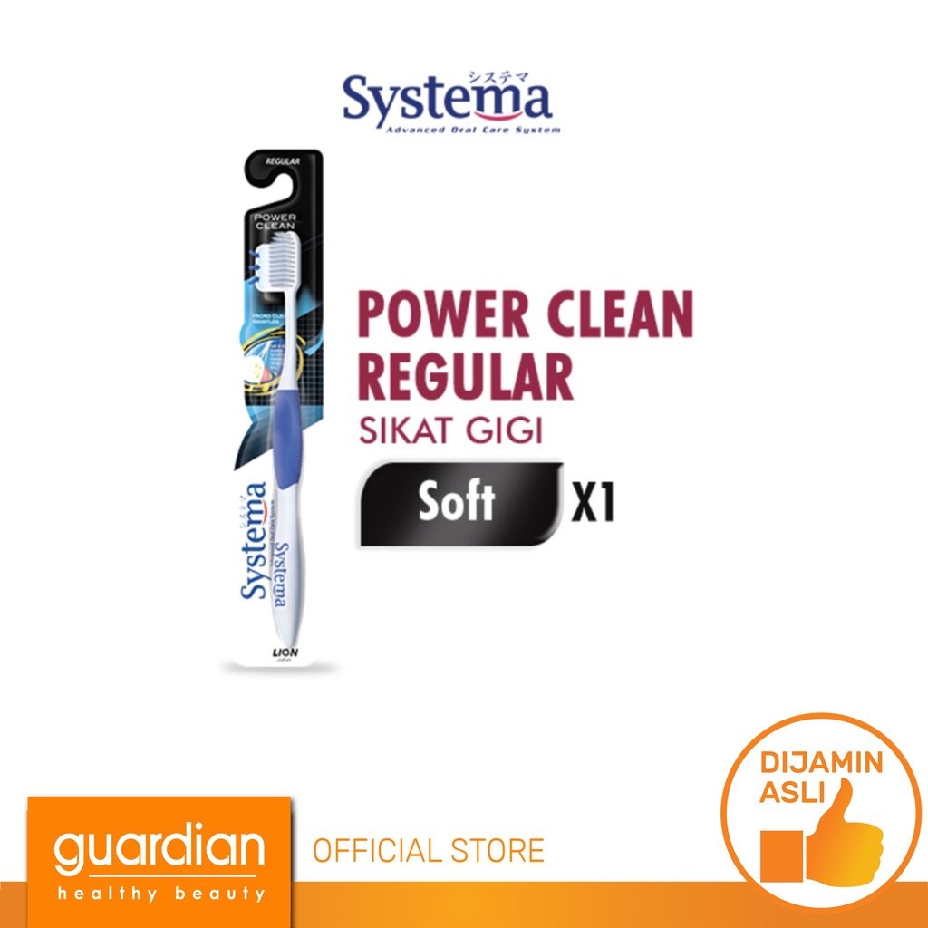 SYSTEMA Toothbrush Power Clean Regular Head 1S