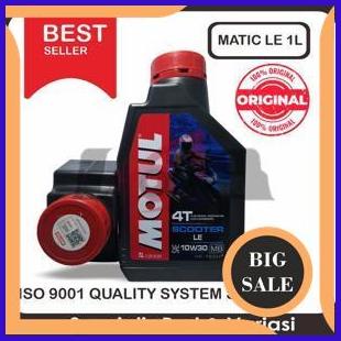 Motul 1L Scooter 4T LE 10w30 Oli Motor Matic Oil Matik 1 Liter last stok 54PR23
