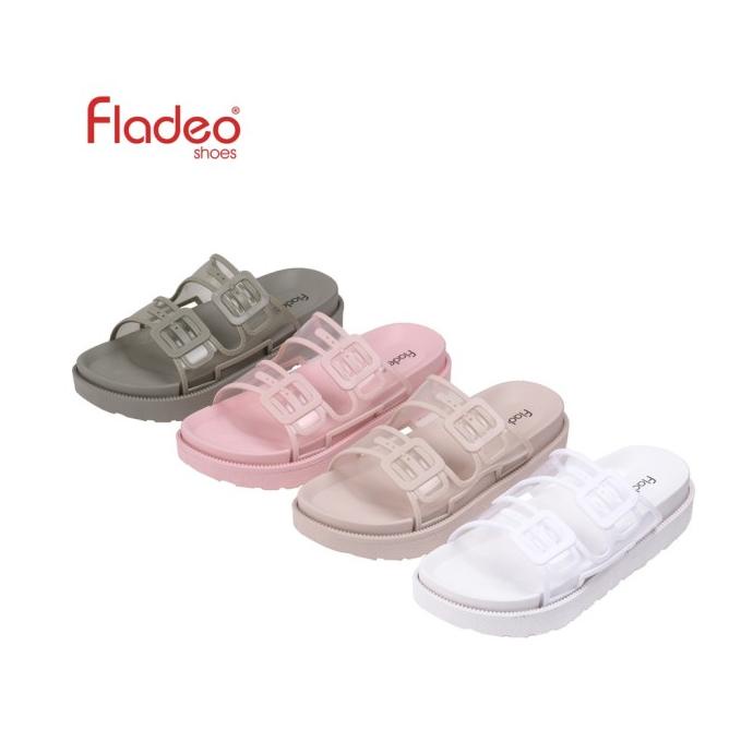 Promo Fladeo B22/LDS512-1HP/Sandal Slide Wanita [ Slipper Sandal ]