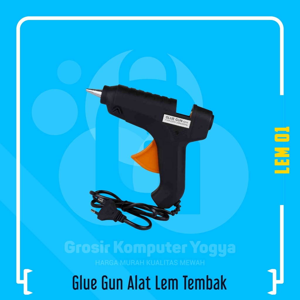 

Hot Melt Glue Gun 100 - 240V 20W Alat Lem Tembak