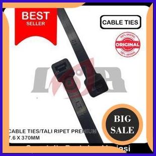 

Satuan Cable Ties Premium 7.6 x 370mm Tali Ripet Tebal Kabel Big 37cm parts 54PR23