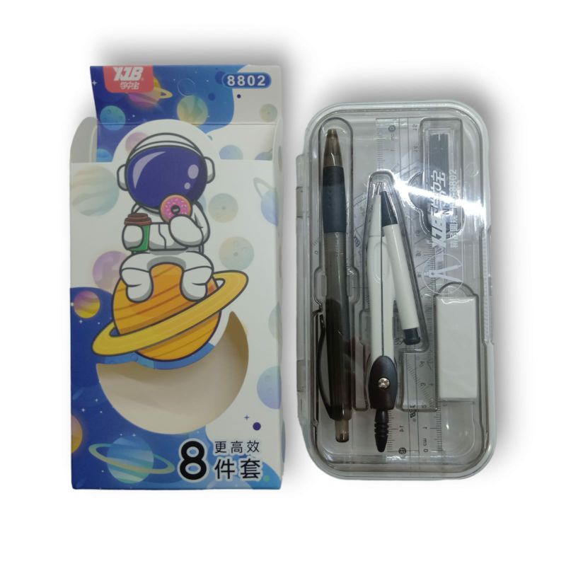 Jangka Fullset Penggaris - MQ1062 - Math set