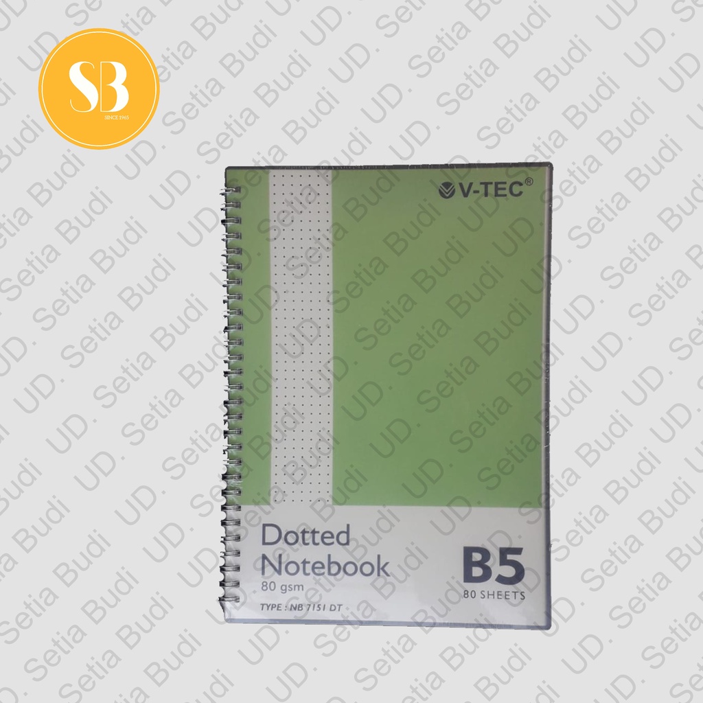 V-Tec Dotted Notebook B5 80GSM NB 7151 DT