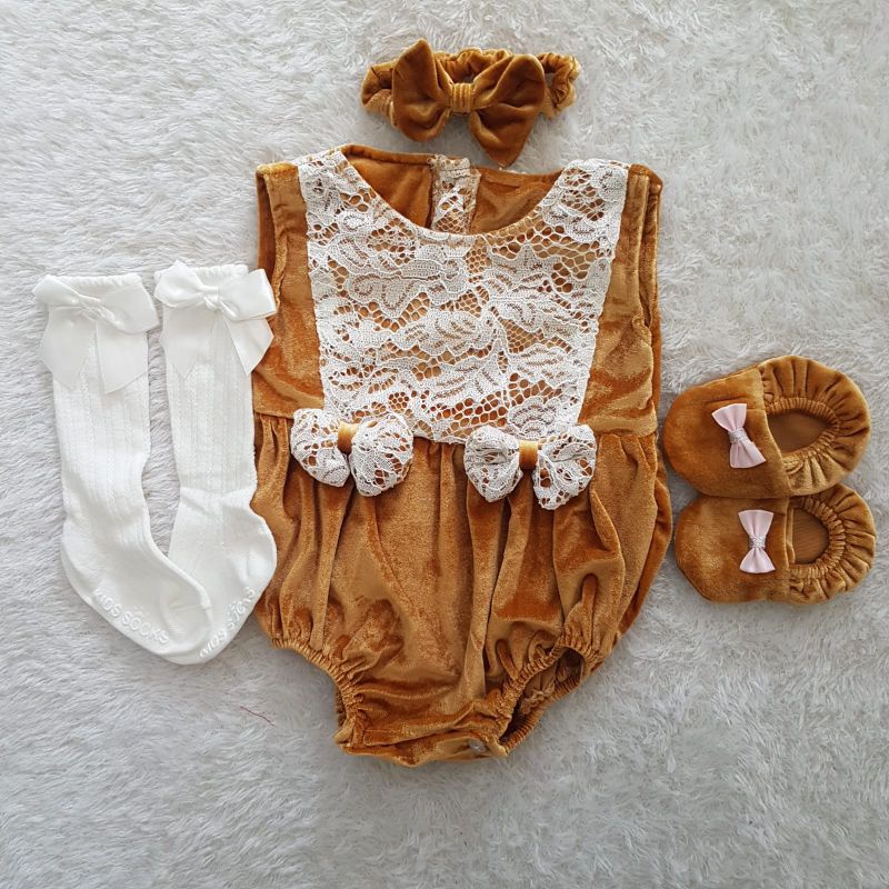 Baju Bayi Felvet Lace Jumper