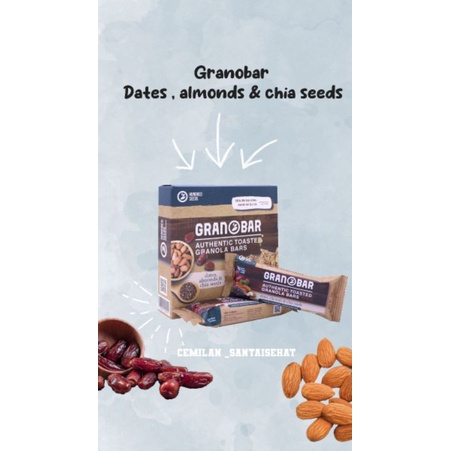 

Granola Creation Granobar Dates , almond & chia seeds - 35 gram isi 5