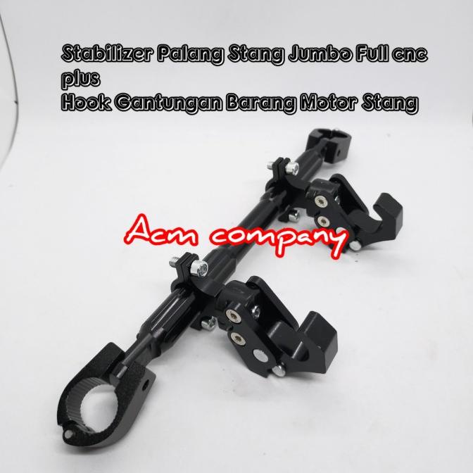 Paket Stabilizer Palang Stang Plus Gantungan Barang Motor Pcx Adv Dll