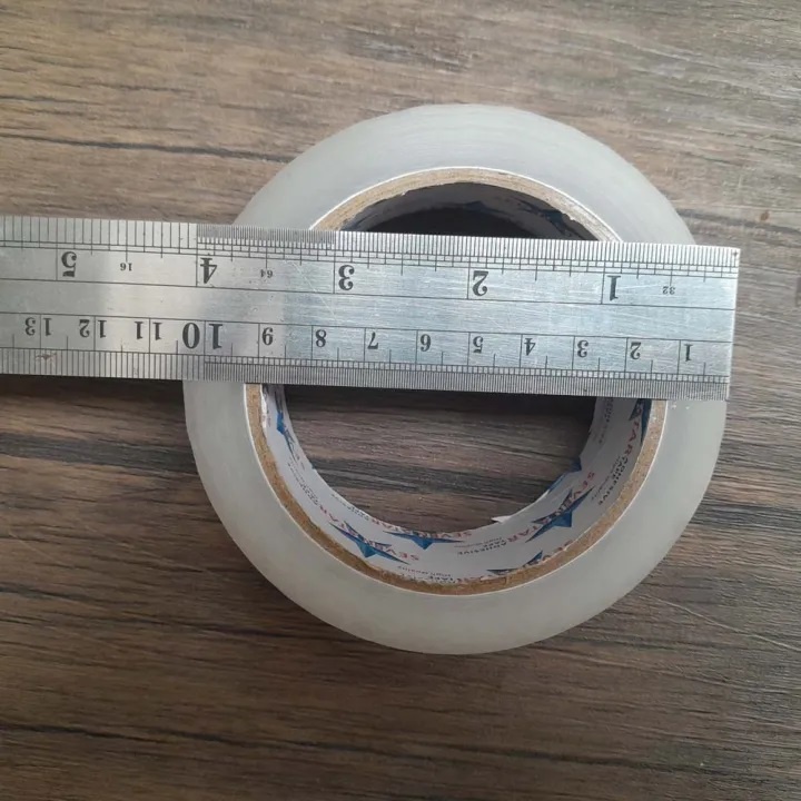 Lakban Coklat / Bening Adhesive Tape  Selotip / Isolasi Packing 90 yard 2inch - BUM