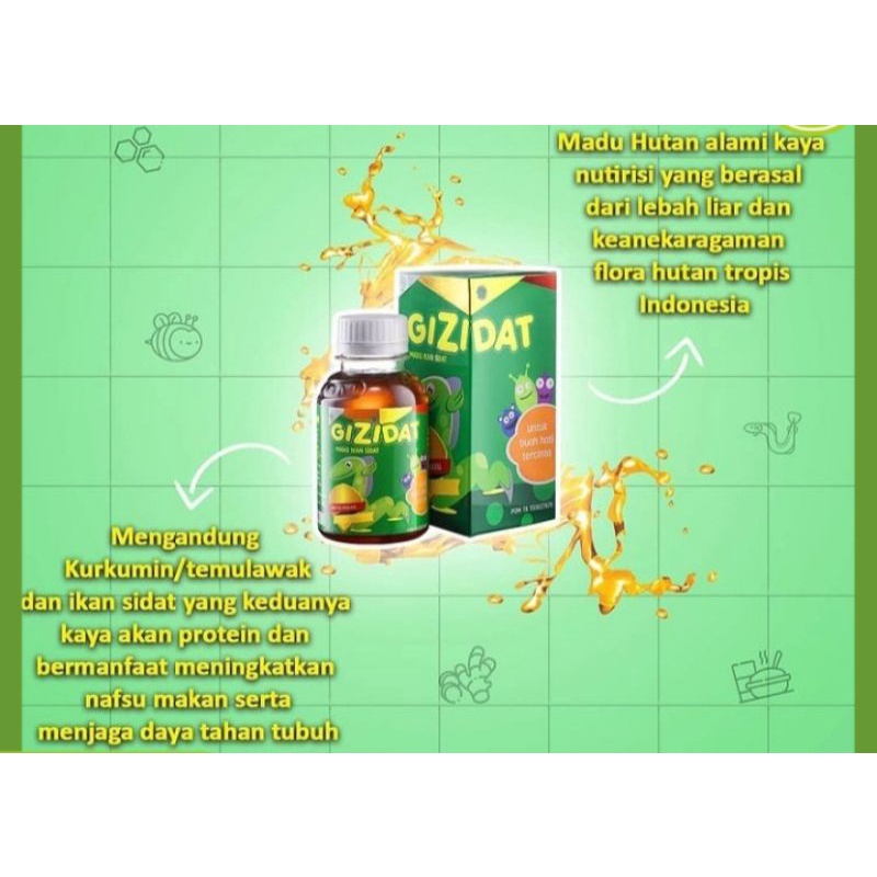 madu gizidat - gizidat penambah nafsu makan gizidat asli original 100% gizidat original gizidat cod 