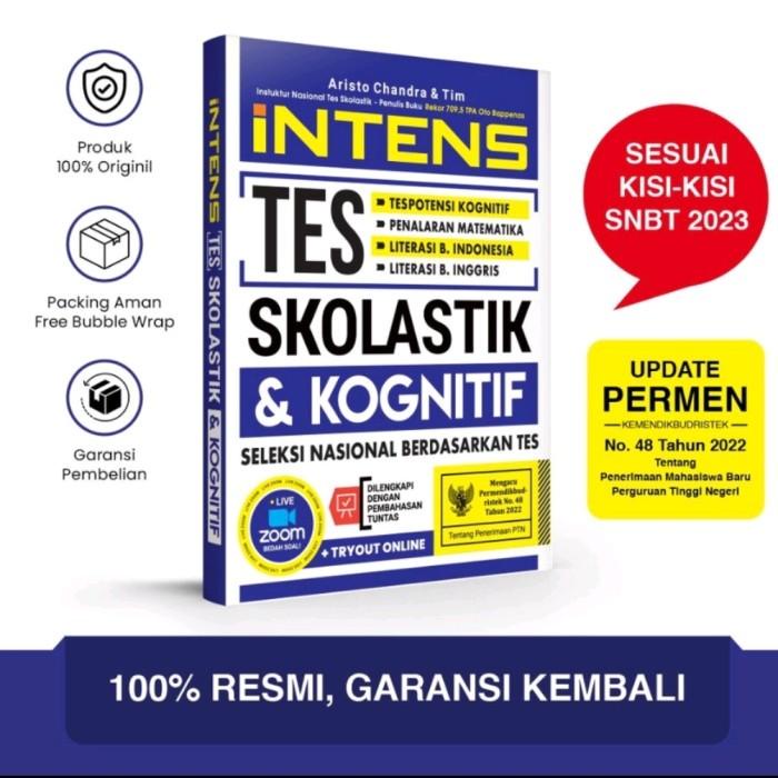 

Buku INTENS TES SKOLASTIK & KOGNITIF 2023 TERBARU(100% Original)