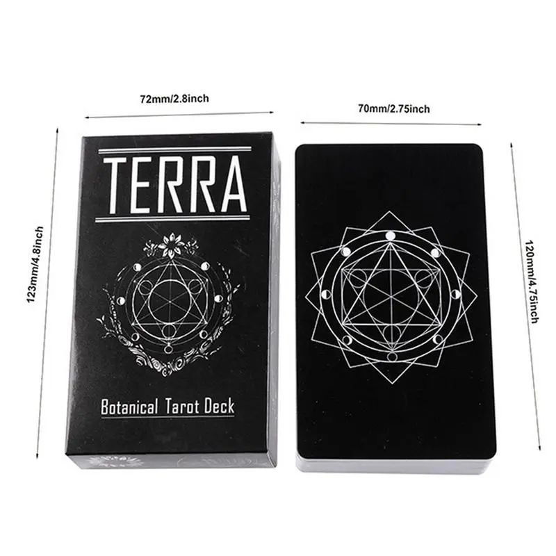 Terra Botanical Tarot 12x7cm tanpa guide manual