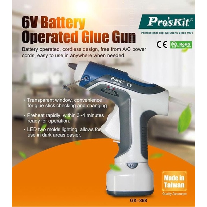 

PROSKIT GK-368 PISTOL LEM TEMBAK BATTERY OPERATED ORIGINAL