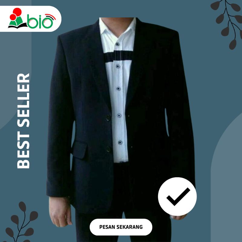 Jas Pria Formal/ Jas Santriwan / Jas Untuk Anak Pondok / Jas Santri Gontor/ Jas Formal + Celana / Ja