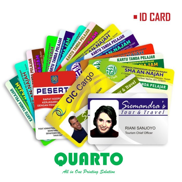 

CETAK ID CARD KARTU SISWA KARTU ANGGOTA KARTU PARKIR BAHAN PVC