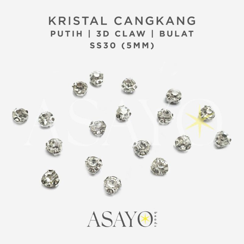 Diamond Cangkang 3D SS30 ( isi 20Butir ) anti nyangkut
