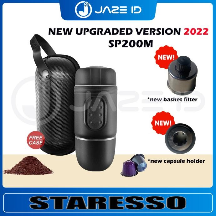 STARESSO SP200M Super Mini Espresso Maker Free Tas Kecil Case SP-200M