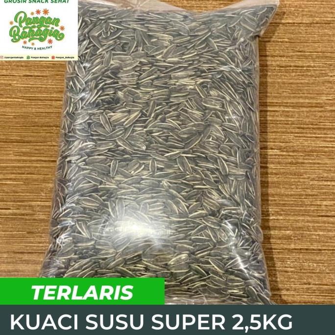 

Promo Kwaci Kuaci Bunga Matahari Super Curah rasa Susu 2.5kg