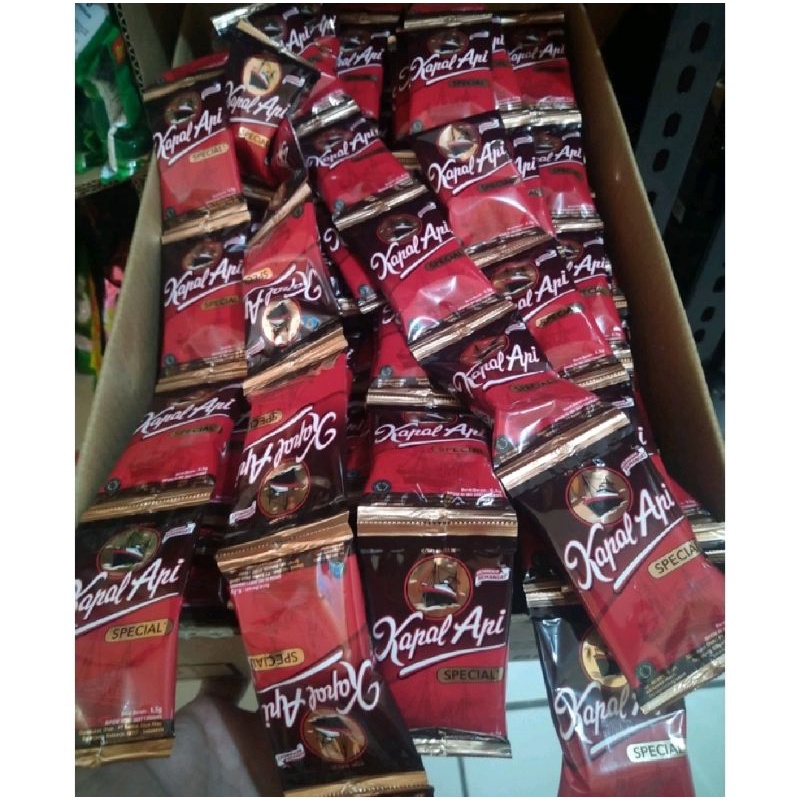 

Kopi Kapal Api Special kemasan mini 6.5g (1 renteng isi 10 pcs)