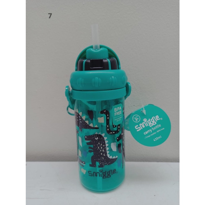 430ML SMIGGLE BOTOL MINUM SEDOTAN SILICONE ANAK SEKOLAH COWOK CEWEK PALING MURAH
