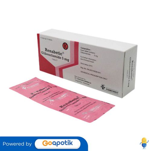 RENABETIC 5 MG BOX 100 TABLET