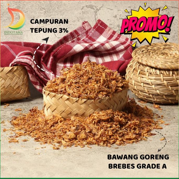 

Promo Bawang Goreng Brebes Grade A 1 kg MURAH
