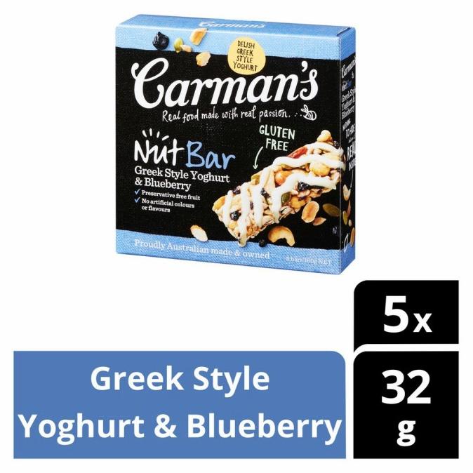 

Carman's Gourmet Protein Bar Greek Style Yoghurt & Berry 5pck 200gr
