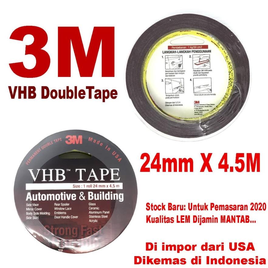 

perekat Double Tape 3M VHB 24mm x 4.5mtr by ADN.in