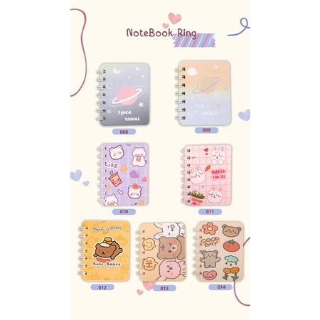 

Notebook Ring Saku Isi 80 Lembar