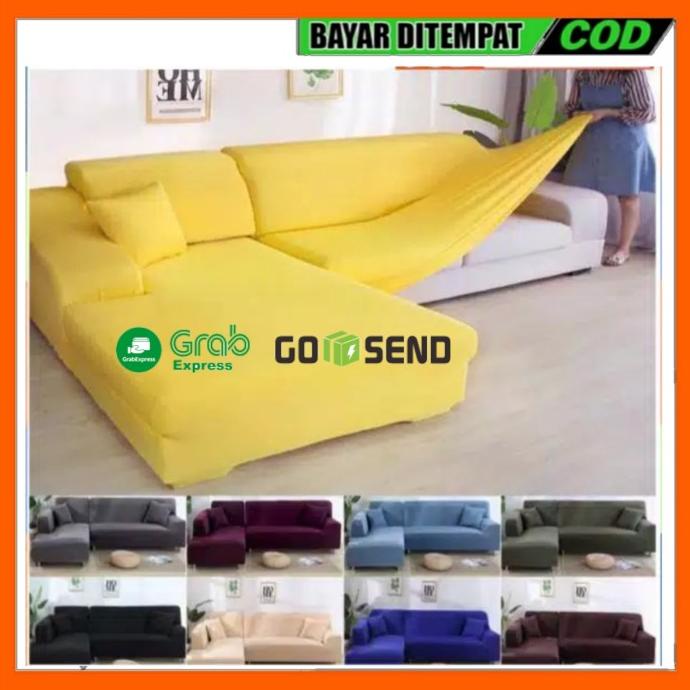 COVER SOFA L ELASTIS SIKU COVER SOFA L SHAPED SARUNG SOFA L ELASTIS