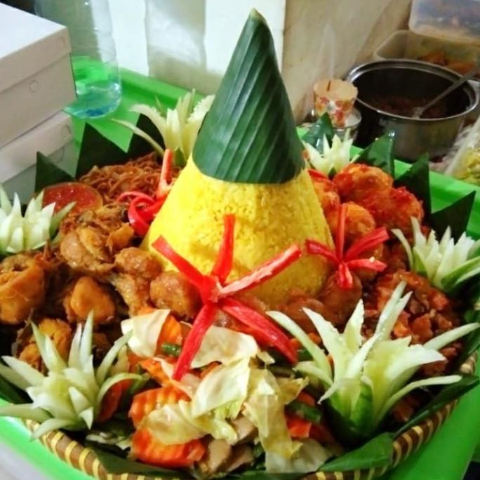 

Promo Nasi Tumpeng Utk 5 Orang uk. 40 cm Halal, Enak buat Arisan, Ultah dll