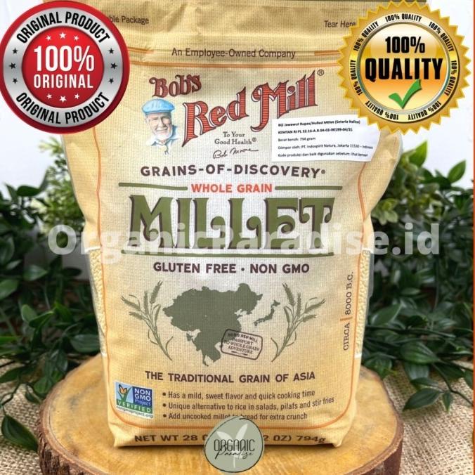

Promo Bob's Red Mill Gluten Free NON GMO Millet 794 gram