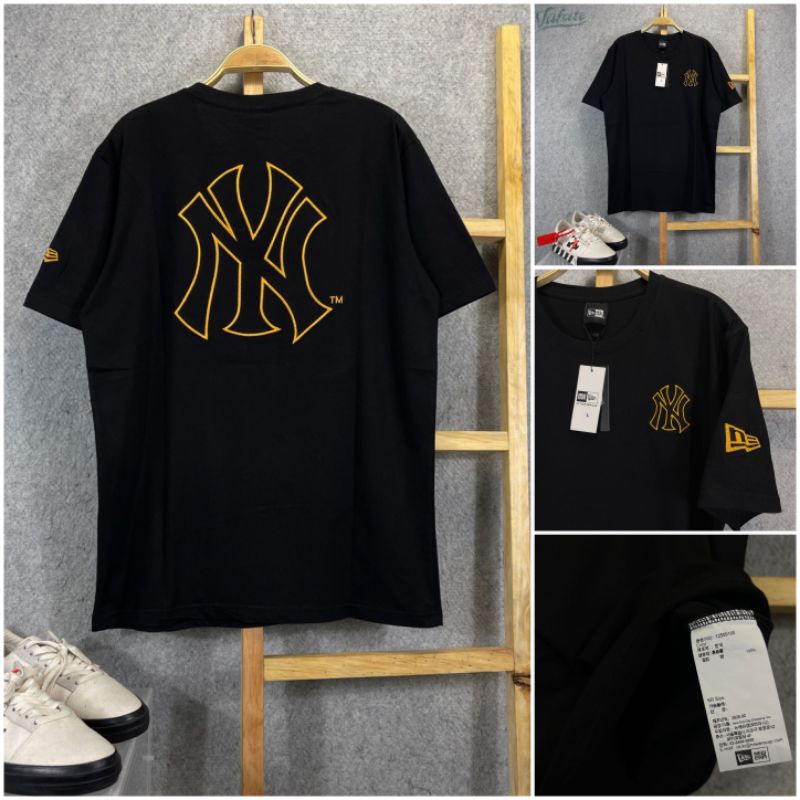 T-shirt kaos MLB new era bordir lengan pendek | kaos NY bordir | baju kaos oblong distro pria dan wa