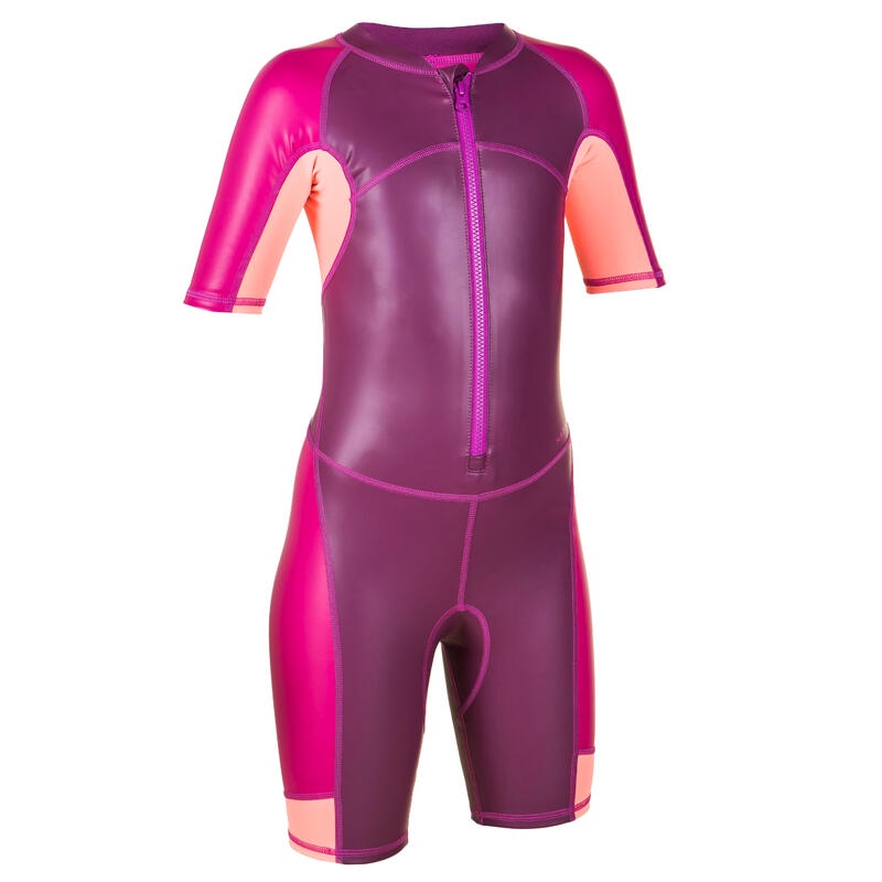 DECATHLON NABAIJI Baju Renang Anak Perempuan Kloupi - Ungu Pink - 8772639