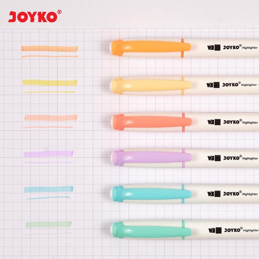 

Trending Joyko Highlighter / Stabilo Set 6 Warna Hl-54