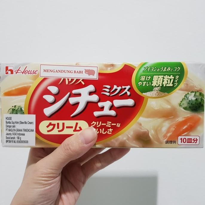 

~^~^~^] House Stew Mix Cream 190gr - Bumbu Sup Krim Jepang NonHalal