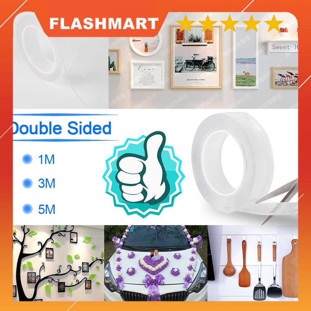 FLASHMART Double Tape Perekat No Trace Washable Sticker - J007