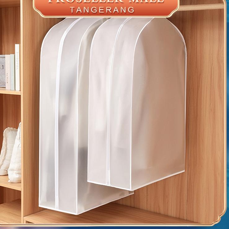 Murah Luar Biasa Sarung Baju Gantung Anti Debu Cover Plastik Pelindung Baju Cover Hanger Pakaian