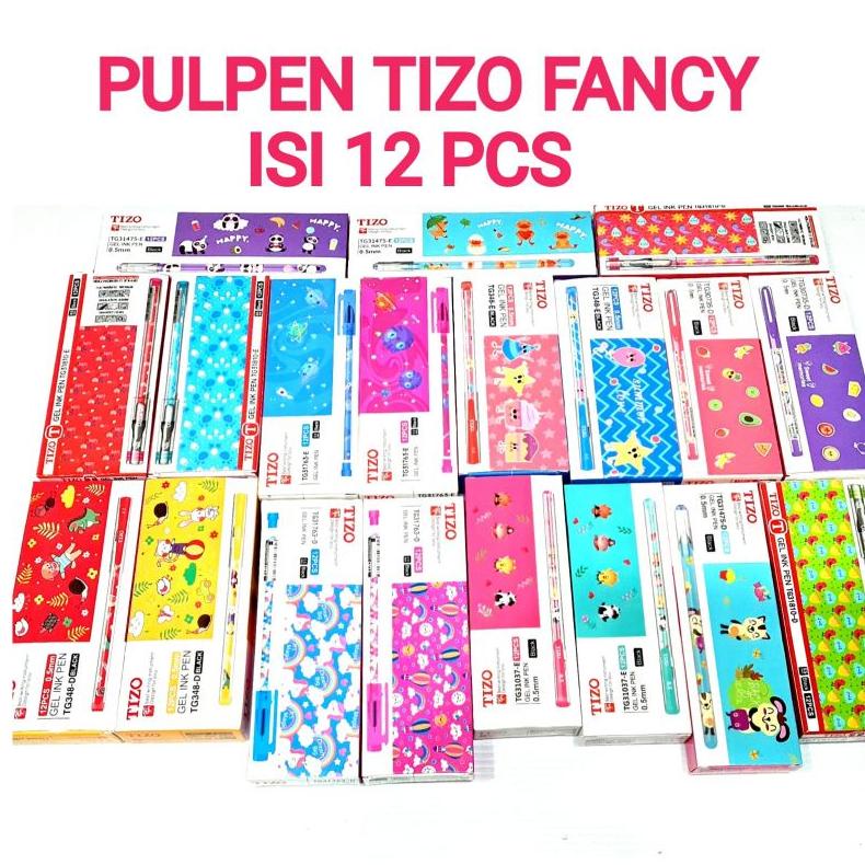 

Cuci Gudang Pulpen Gel Fancy Tizo 12 Pcs