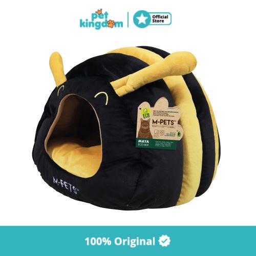 M-Pets Eco Tempat Tidur Hewan Maya - Hitam/Kuning