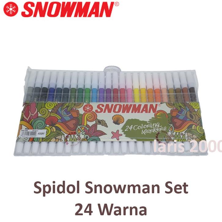 

Promo Habis Spidol Snowman Kecil 24 Warna