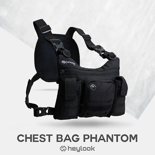 GRATIS ONGKIR CHEST BAG PHANTOM TAS DADA PRIA TACTICAL RIG BAG OUTDOOR BARU HEYLOOK