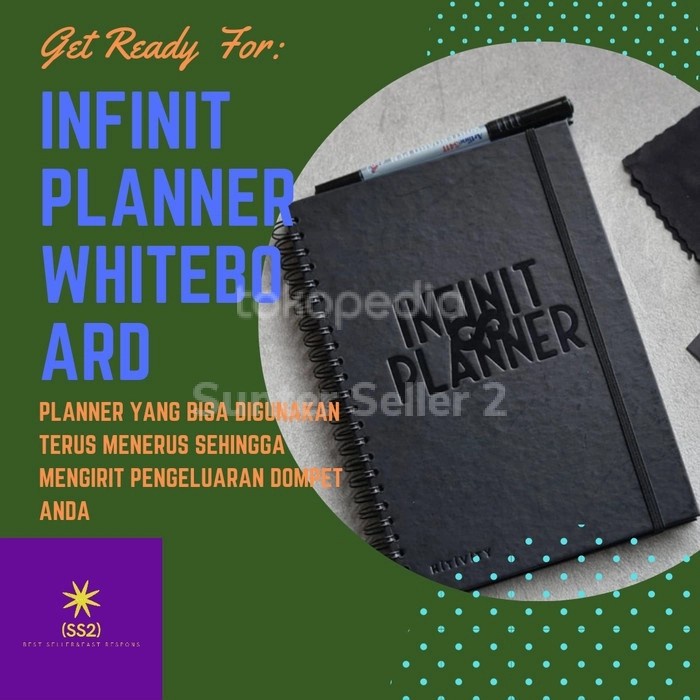 

TERBARU Buku Agenda Whiteboard Infinit Planner Hitivity Bisa Dihapus versi 1 /BUKU TULIS