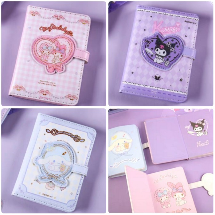 

TERMURAH Diary/Buku Catatan/Notebook Klip Magnet A6 Sanrio NB2866-2 /BUKU TULIS SEKOLAH/BUKU TULIS