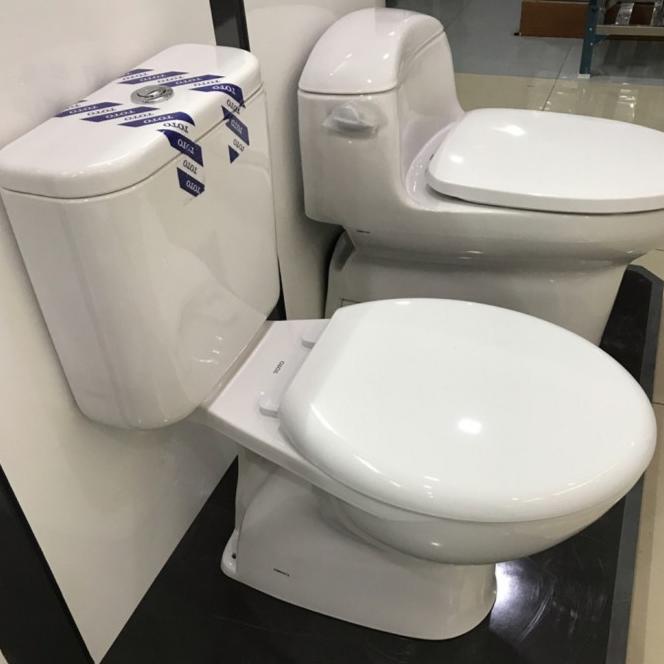 Closet Kloset Toilet Duduk Toto Cw 637 J Cw637J Complete Set White