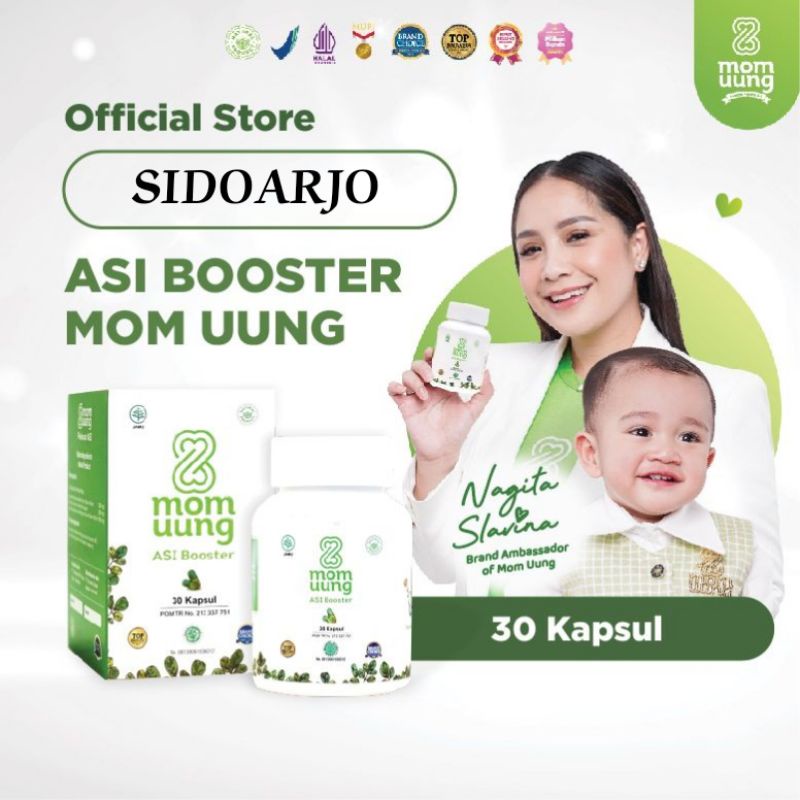 Mom Uung Asi Booster HALAL HERBAL DAUN KELORCAP/Booster ASI MOMUUNG / KELORCAP MOM UUNG BOOSTER ASI PELANCAR ASI HERBAL BPOM